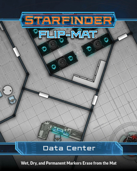 Paperback Starfinder Flip-Mat: Data Center Book