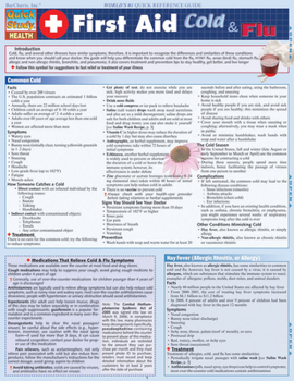 Pamphlet First Aid: Cold & Flu Book