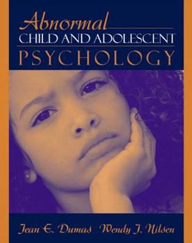 Paperback Abnormal Child and Adolescent Psychology Book