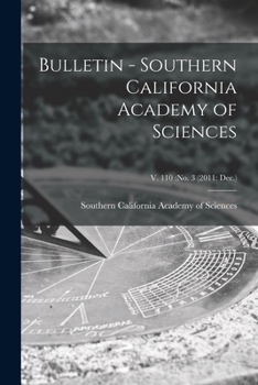 Bulletin - Southern California Academy of Sciences; v. 110: no. 3