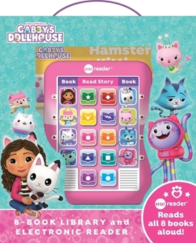 Hardcover DreamWorks Gabby's Dollhouse: Me Reader 8-Book Library and Electronic Reader Sound Book Set [With Battery] Book