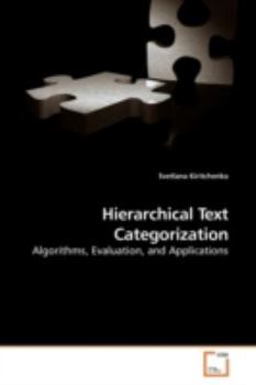 Paperback Hierarchical Text Categorization Book