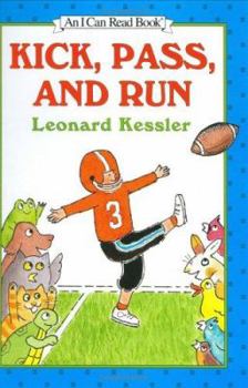 Hardcover Kick, Pass, and Run (An I Can Read Book) Book