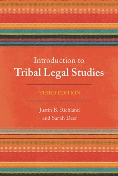 Paperback Introduction to Tribal Legal Studies Book