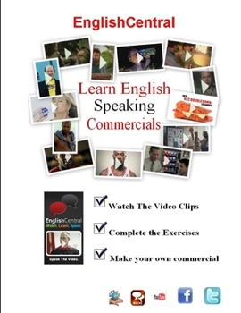 Paperback Commercials to learn English Book