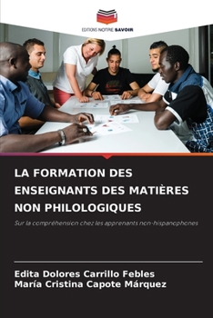 Paperback La Formation Des Enseignants Des Matières Non Philologiques [French] Book
