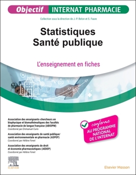Paperback Statistiques - Santé Publique: L'Enseignement En Fiches [French] Book