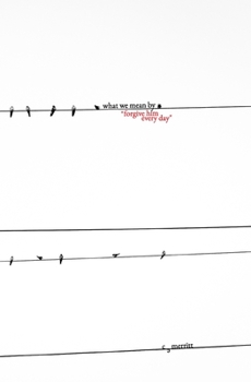 Paperback what we mean by forgive him every day Book