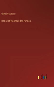Hardcover Der Stoffwechsel des Kindes [German] Book