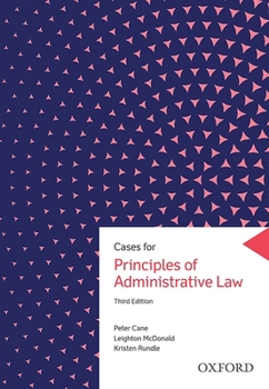 Paperback Cases for Principles of Administrative Law Book