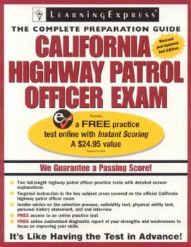 Paperback California Highway Patrol Officer Exam Book