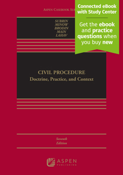 Hardcover Civil Procedure: Doctrine, Practice, and Context [Connected eBook with Study Center] Book