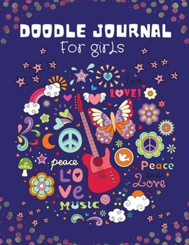 Paperback Doodle Journal for Girls: Journal and Sketchbook Combo for Kids - Drawing Gifts for Girls Book