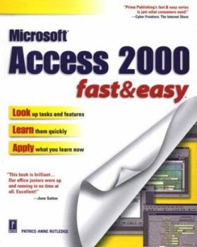 Paperback Access 2000 Fast and Easy Book