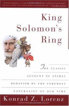 Paperback King Solomon's Ring: New Light on Animals' Ways Book