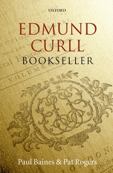 Hardcover Edmund Curll, Bookseller Book