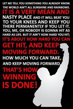 Rocky's Motivational Speech: Blank Lined Journal, Notebook/Diary With An Inspirational Quote Perfect Gift For Everybody