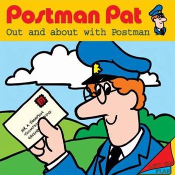 Hardcover Out and About with Postman Pat Book