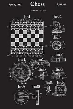 Paperback Chess: Journal - Chessboard Log Board King Queen Pawn (Blank Lined Notebook) Book