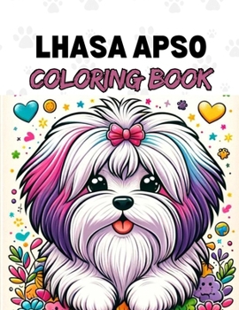 Lhasa Apso Coloring Book for Kids