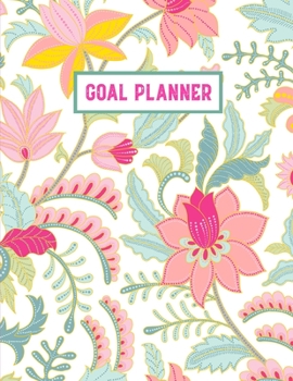 Paperback Goal Planner: Daily, Weekly & Monthly Goals Setting Journal Undated Book
