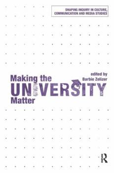 Paperback Making the University Matter Book