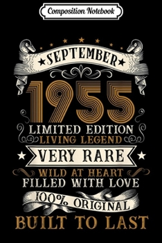 Composition Notebook: Vintage 62nd Birthday September 1957 62 Yrs Old Gift Journal/Notebook Blank Lined Ruled 6x9 100 Pages