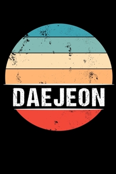 Paperback Daejeon: 100 Pages 6 'x 9' - College Ruled Paper Journal Manuscript - Planner - Scratchbook - Diary Book