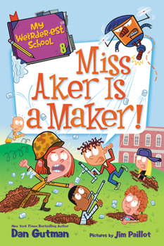Library Binding Miss Aker Is a Maker! Book