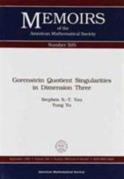 Gorenstein Quotient Singularities in Dimension Three