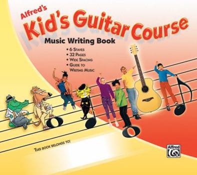 Paperback Alfred's Kid's Guitar Course Music Writing Book