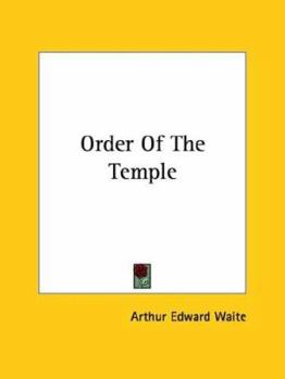 Paperback Order Of The Temple Book