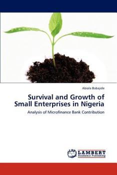 Paperback Survival and Growth of Small Enterprises in Nigeria Book
