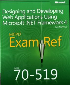 Paperback MCPD 70-519 Exam Ref: Designing and Developing Web Applications Using Microsoft.NET Framework 4 Book