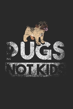 Paperback Pugs Notebook: Diary Journal 6x9 inches with 120 Dot Grid Pages Book