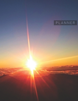 Paperback Planner: Sunrise 2 Year Weekly Planning Organizer - 2020 - 2021 - January 20 - December 21 - Writing Notebook - Productive Date Book