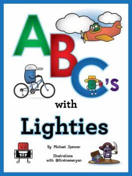 Paperback ABC's With Lighties Book