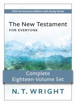 Paperback New Testament for Everyone Complete Eighteen-Volume Set: 20th Anniversary Edition with Study Guide Book