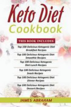 Paperback Keto Diet Cookbook: 6 Books in 1- Bible of 6 Books- Keto Diet Cookbooks- Breakfast+ Smoothies+ Lunch+ Snacks+ Dinner & Dessert Recipes Book