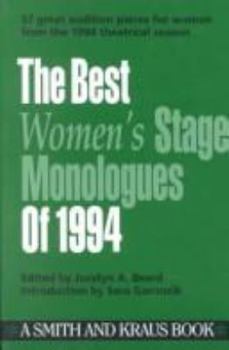 The Best Women's Stage Monologues of 1994 (Best Women's Stage Monologues)