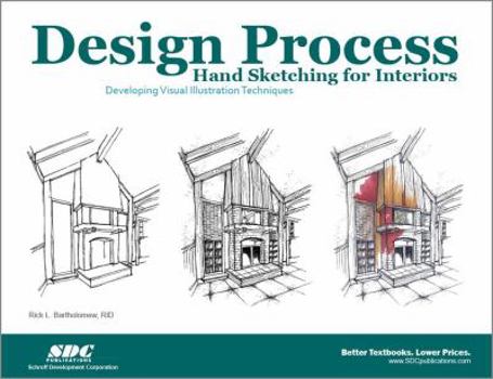Paperback Design Process Hand Sketching for Interiors Book