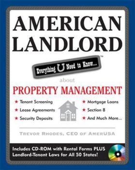 Paperback American Landlord: Everything U Need to Know... about Property Management [With CDROM] Book