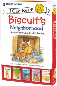 Paperback Biscuit's Neighborhood: 5 Fun-Filled Stories in 1 Box! Book