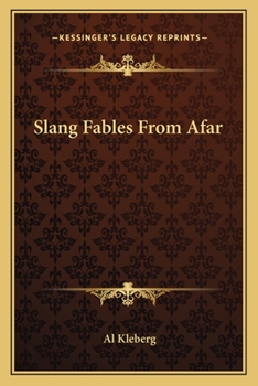 Paperback Slang Fables From Afar Book