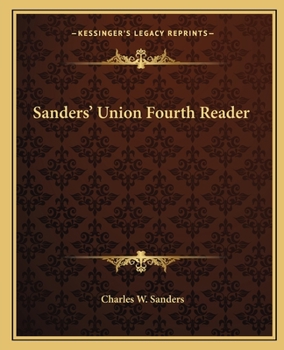 Paperback Sanders' Union Fourth Reader Book