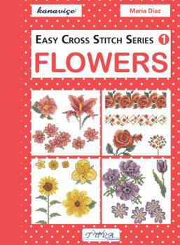 Paperback Easy Cross Stitch Series 1: Flowers Book