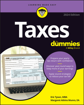 Paperback Taxes for Dummies: 2024 Edition Book