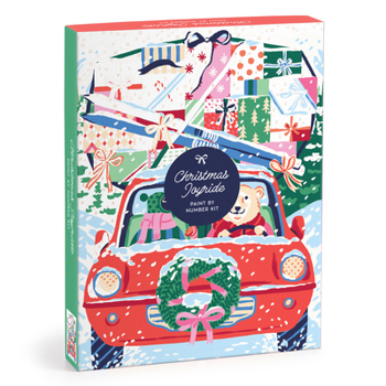 Christmas Joyride 9 X 12 Paint by Number Kit