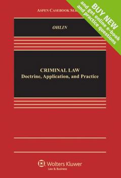 Hardcover Criminal Law: Doctrine, Application and Practice Book