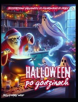 Halloween po godzinach, czyli Bezstresowy Halloween do kolorowania po pracy: duchy kolorowanka
